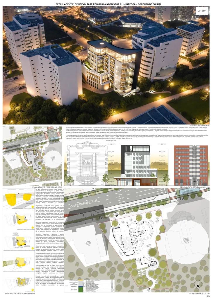ADRNV Cluj-Napoca Headquarters Competition Architecture Proposal, image 1
